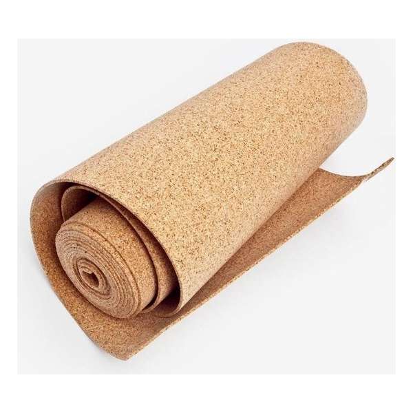 Kurk24 Kurk op rol kurk isolatie 2mm dik 50cm breed - 10m lang Kurk24 Kurk op rol kurk isolatie 2mm dik 50cm breed - 10m lang