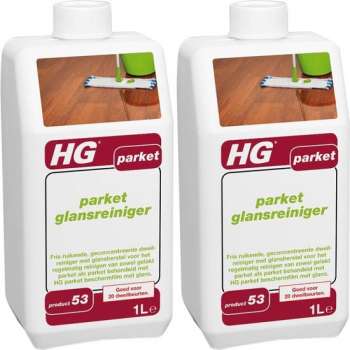 HG Parket Wash & Shine - 1000 ml - 2 Stuks !