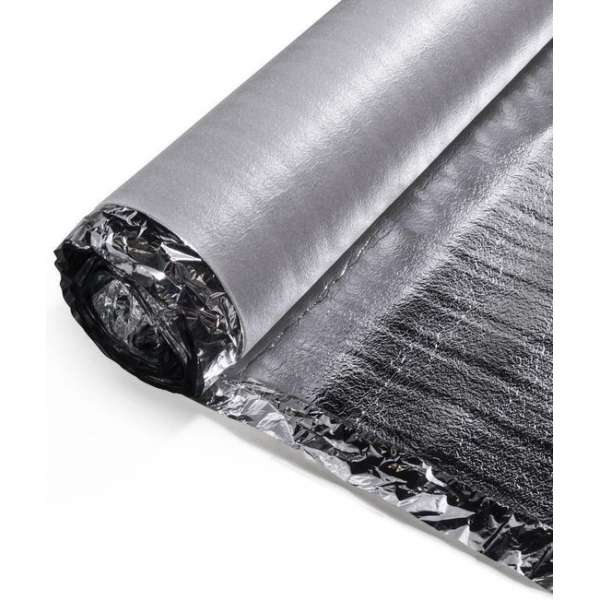 Ondervloer Alufoam 2mm – 25m²/rol - Laminaat en Parket Ondervloer Alufoam 2mm – 25m²/rol - Laminaat en Parket