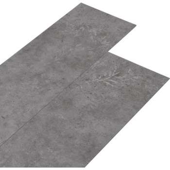 vidaXL Vloerplanken zelfklevend 5.02 m² 2 mm PVC betongrijs