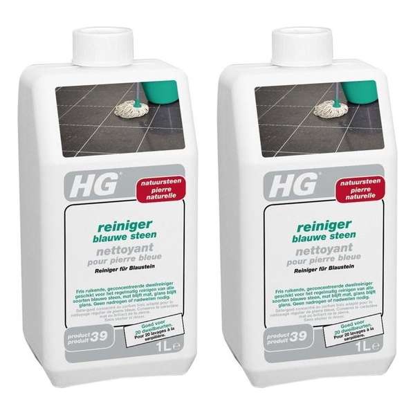 HG reiniger blauwe steen Dweilreiniger voor mat en glanzend hardsteen - 2 Stuks ! HG reiniger blauwe steen Dweilreiniger voor mat en glanzend hardsteen - 2 Stuks !