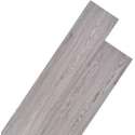 Vloerplanken 5,26 m² 2 mm PVC donkergrijs