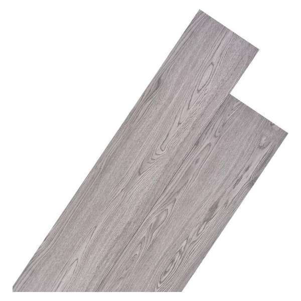 Vloerplanken 5,26 m² 2 mm PVC donkergrijs Vloerplanken 5,26 m² 2 mm PVC donkergrijs