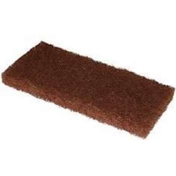 Schuurpads  Bruin Maat: 25 x 11.5 cm.