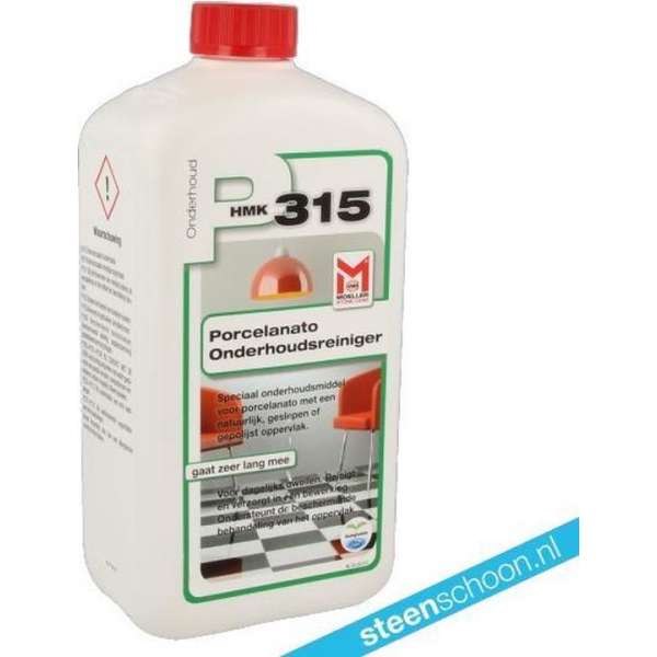 HMK P315 Onderhoudsreiniger porcelanato flacon 1ltr HMK P315 Onderhoudsreiniger porcelanato flacon 1ltr