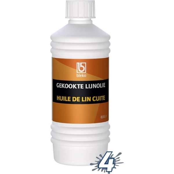Bleko Gekookte Lijnolie 1 liter Bleko Gekookte Lijnolie 1 liter