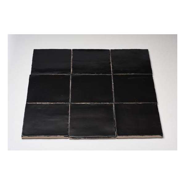 Oud Hollands Handvorm Wandtegel | Zwart | 13x13 cm Tegels Oud Hollands Handvorm Wandtegel | Zwart | 13x13 cm Tegels