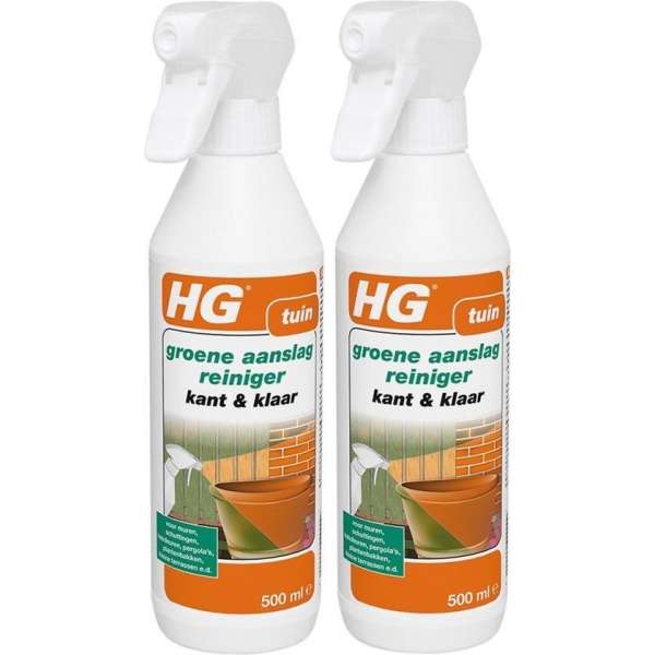 HG groene aanslagreiniger klant & klaar - 500 ml - 2 Stuks ! HG groene aanslagreiniger klant & klaar - 500 ml - 2 Stuks !