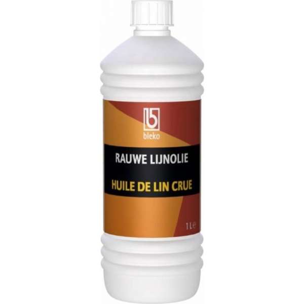 Rauwe lijnolie - 0,5 liter Rauwe lijnolie - 0,5 liter