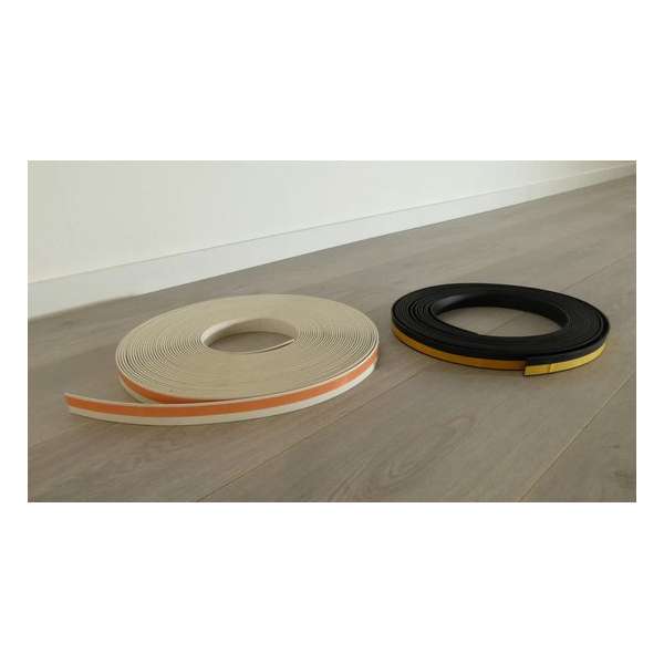 Flexplint - Flexibele PVC plakplint - Wit (RAL9016) - 10 meter Flexplint - Flexibele PVC plakplint - Wit (RAL9016) - 10 meter