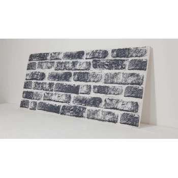 5 panelen 2,5 m2 (100 x 50 cm) 3D wandpanelen steenstrips gevelbekleding wandbekleding brickstone code 1703