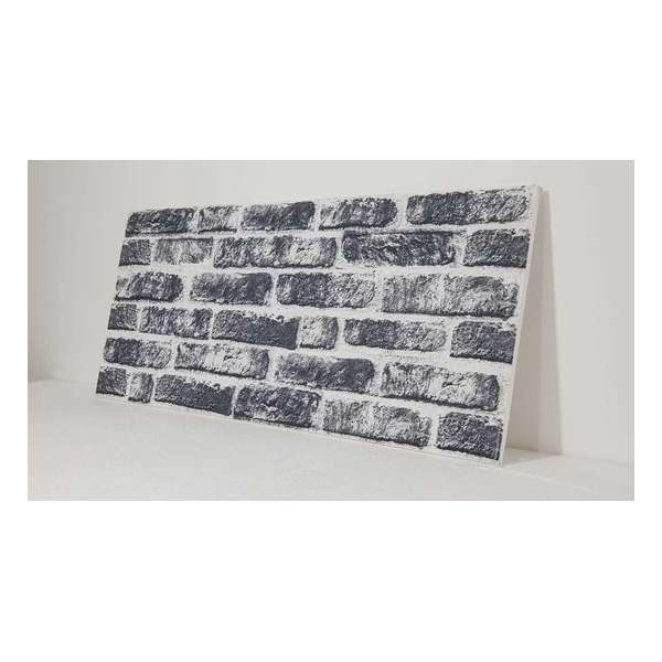 5 panelen 2,5 m2 (100 x 50 cm) 3D wandpanelen steenstrips gevelbekleding wandbekleding brickstone code 1703 5 panelen 2,5 m2 (100 x 50 cm) 3D wandpanelen steenstrips gevelbekleding wandbekleding brickstone code 1703