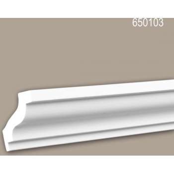 Kroonlijst 650103 Profhome Lijstwerk Sierlijst neo-classicisme stijl wit 2 m