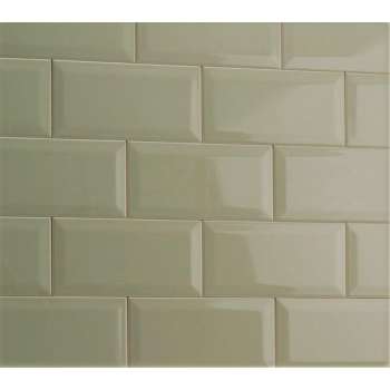0,88m² - Metro wandtegels Olive Glans 10x20 - Badkamer / Keuken tegels