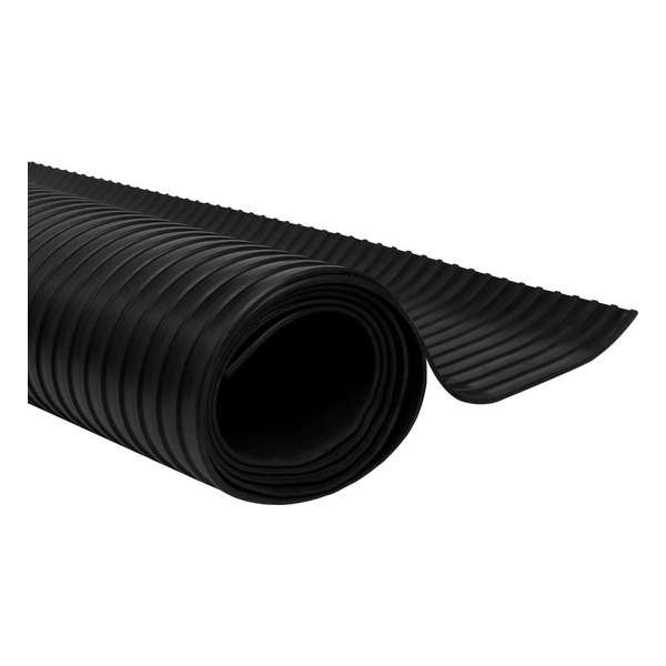 vidaXL Rubberen anti-slip vloermat 2x1m breed geribbeld vidaXL Rubberen anti-slip vloermat 2x1m breed geribbeld
