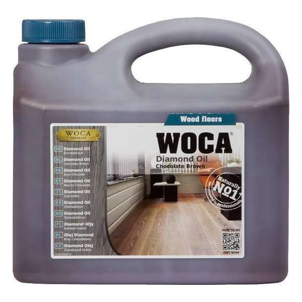 WOCA Diamond Oil Chocolate Brown - 2,5 liter WOCA Diamond Oil Chocolate Brown - 2,5 liter