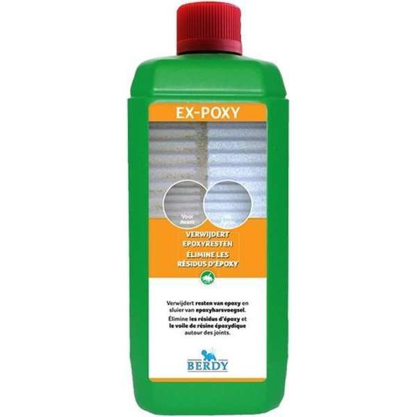 Ex-poxy - Verwijdert epoxy-resten ZUURBESTENDIGE ONDERGRONDEN - Berdy - 1 L Ex-poxy - Verwijdert epoxy-resten ZUURBESTENDIGE ONDERGRONDEN - Berdy - 1 L