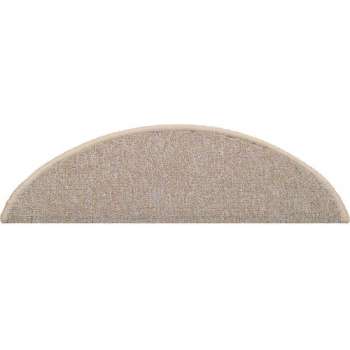 Trapmat Cortona Beige 15 stuks - 17x56 cm haak 4 cm