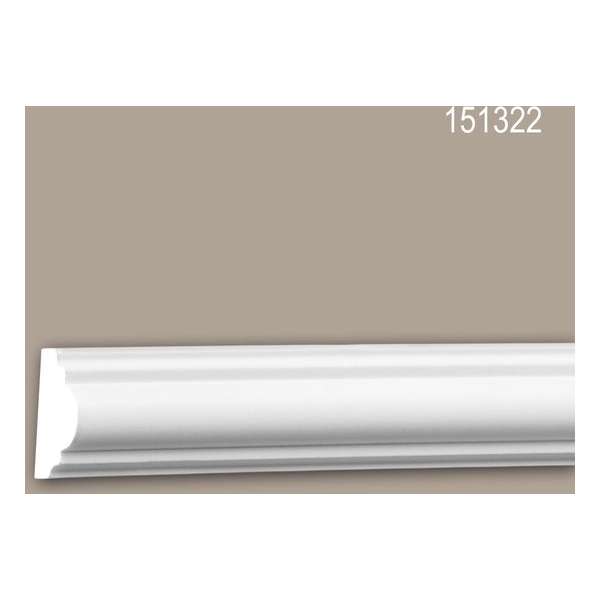 Wandlijst 151322 Profhome Lijstwerk Sierlijst neo-classicisme stijl wit 2 m Wandlijst 151322 Profhome Lijstwerk Sierlijst neo-classicisme stijl wit 2 m
