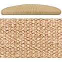 Hamat Trapmat Sisal natural 17x56 set 15 stuks