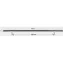 Roestvrij stalen leuning, trapleuning 90 cm - trap leuning rvs geborsteld - met houders - 900 mm - Multistrobe