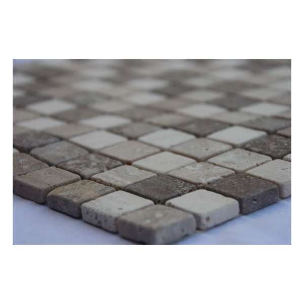 Mozaiek tegel Travertin 30 x 30 Beige licht bruin Mozaiek tegel Travertin 30 x 30 Beige licht bruin