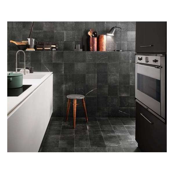 1,2m2 Vloer-en wandtegels Maku Dark 20x20 - Keuken/badkamer tegels 1,2m2 Vloer-en wandtegels Maku Dark 20x20 - Keuken/badkamer tegels