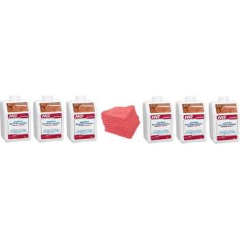 HG parket beschermfilm zonder glans (HG product 52) Doos 6 Stuks + 10 Microvezeldoeken