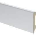 Hoge plinten - MDF - Moderne plint 55x9 mm - Wit - Voorgelakt - RAL 9016 - Per stuk 2,4m