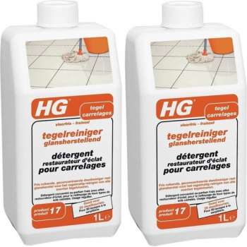 HG Vloertegel Glans Reiniger - 1000 ml - 2 Stuks !