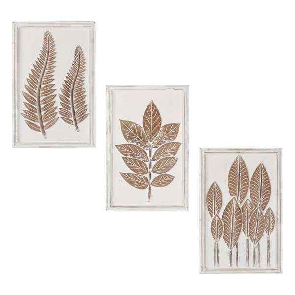 vidaXL Wandpanelen 3 st handgesneden 40x60x1.5 cm MDF vidaXL Wandpanelen 3 st handgesneden 40x60x1.5 cm MDF