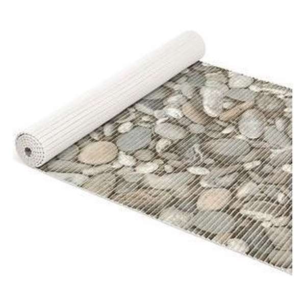 Antislipmat Stenen - grijs Antislip - 65x50cm Antislipmat Stenen - grijs Antislip - 65x50cm