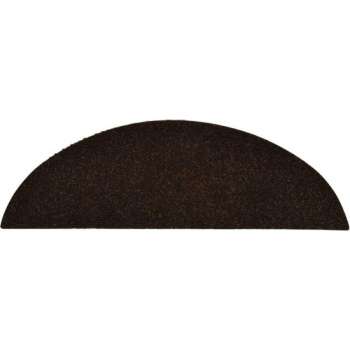 vidaXL Trapmatten zelfklevend 15 st 56x17x3 cm naaldvilt bruin