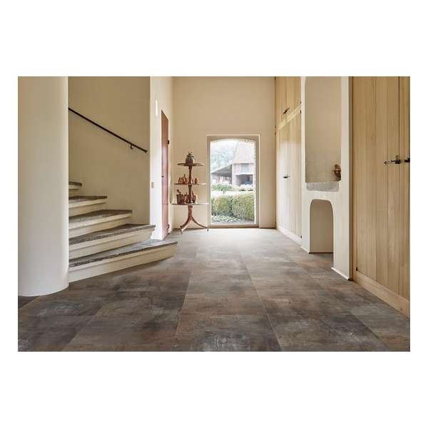 Coretec Megastone pvc vloer, Jura, donker bruin, 50LVTE1907 Coretec Megastone pvc vloer, Jura, donker bruin, 50LVTE1907