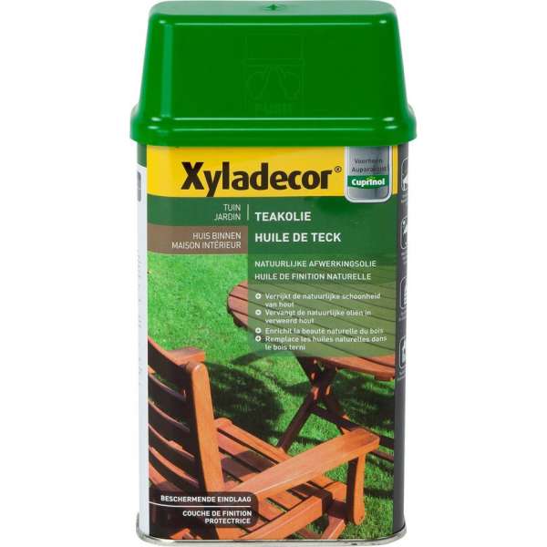Xyladecor Teakolie - Afwerkingsolie - Naturel - 0.5L