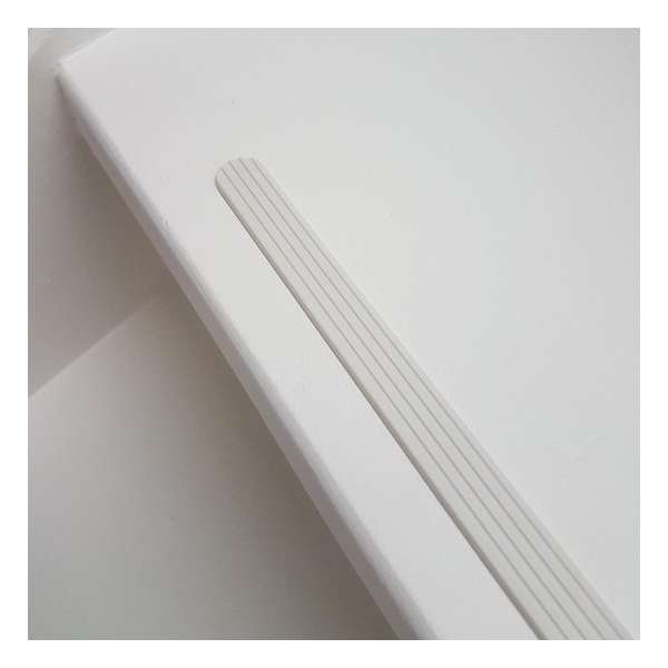 Antislip traptape met ronde uiteinden WIT- 3 strips van 16 mm breed x 95 cm lang Antislip traptape met ronde uiteinden WIT- 3 strips van 16 mm breed x 95 cm lang