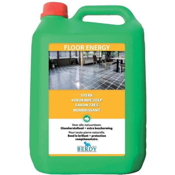 Floor Energy - Voedende zeep NATUURSTEEN - Berdy - 5 L Floor Energy - Voedende zeep NATUURSTEEN - Berdy - 5 L