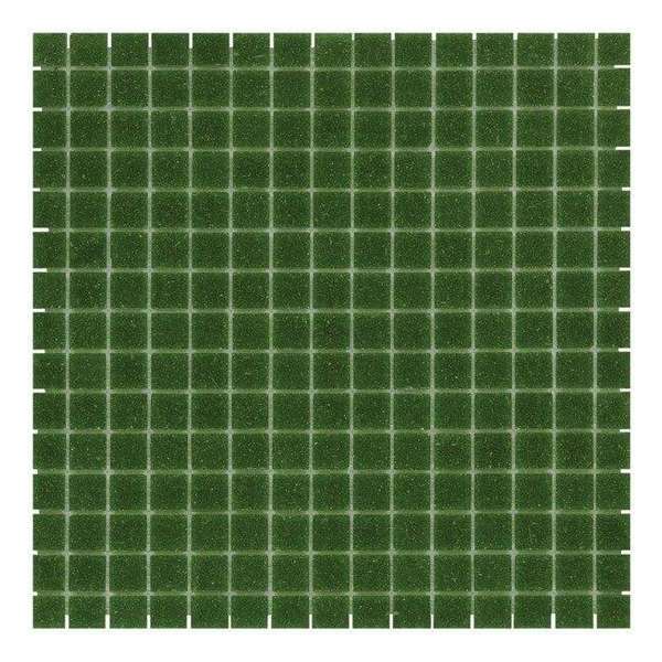 1,04m² - Mozaiek Tegels - Amsterdam Vierkant Donker Groen 2x2 1,04m² - Mozaiek Tegels - Amsterdam Vierkant Donker Groen 2x2