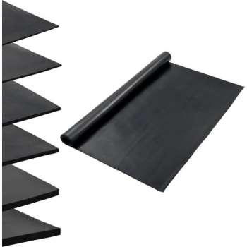Vloermat anti-slip 1 mm 1,2x2 m rubber glad