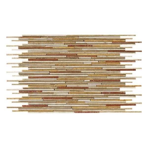 Alfa Mosaico Mozaiek Mármol mix herfstbruin sticks (interlock) 1,0x10,0x0,8 cm - Mix, Bruin Prijs per 1 matje. Alfa Mosaico Mozaiek Mármol mix herfstbruin sticks (interlock) 1,0x10,0x0,8 cm - Mix, Bruin Prijs per 1 matje.