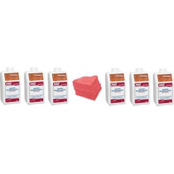 HG parket beschermfilm met glans (HG product 51) Doos 6 Stuks + 10 Microvezeldoeken