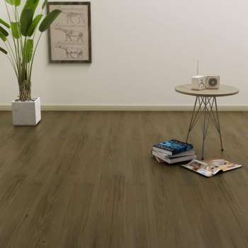 Vloerplanken zelfklevend 4,46 m² PVC bruin
