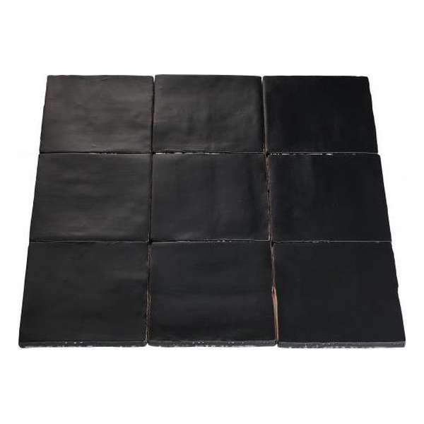 Oud Hollands Handvorm Witjes | Mat Zwart | 13x13 cm Tegels Oud Hollands Handvorm Witjes | Mat Zwart | 13x13 cm Tegels