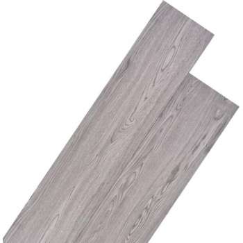 Vloerplankenset - PVC - Grijs -  5,26 m² - 2 mm dik - 18 stuks