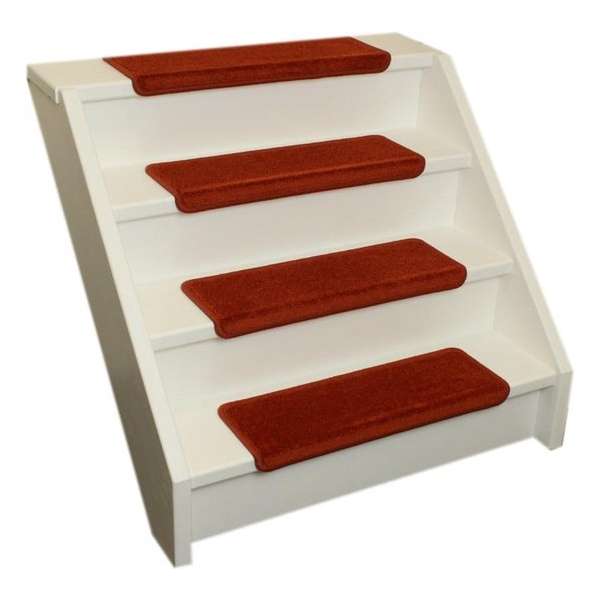 Pakket 15x Elite Soft Donker Oranje Rechte Trapmatten 62x19x3,5 Pakket 15x Elite Soft Donker Oranje Rechte Trapmatten 62x19x3,5