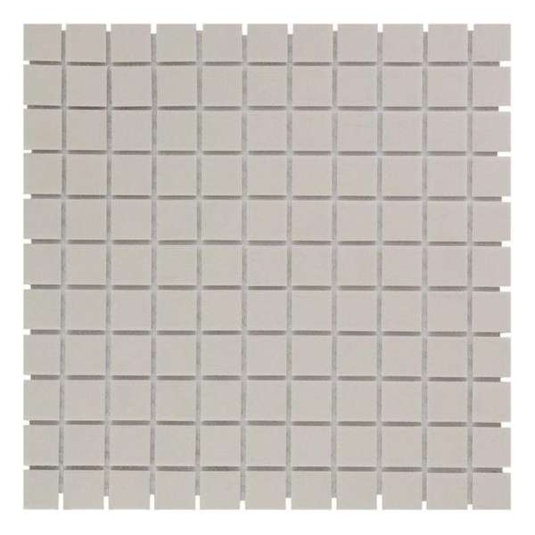 The Mosaic Factory London mozaïektegel 2.3x2.3x0.6cm wandtegel voor binnen en buiten vierkant porselein wit ongeglazuurd The Mosaic Factory London mozaïektegel 2.3x2.3x0.6cm wandtegel voor binnen en buiten vierkant porselein wit ongeglazuurd