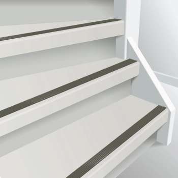 ANTISLIPRUBBERTAPE Anti slip strip zelfklevend - Beton cement grijs Rol 15 meter