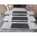 Westfalia Rubberen traptreden bruin 3 stuks