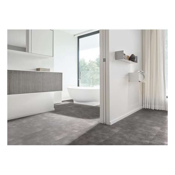 Coretec Megastone pvc vloer, Vesuvius, donker grijs, 50LVTE1910 Coretec Megastone pvc vloer, Vesuvius, donker grijs, 50LVTE1910