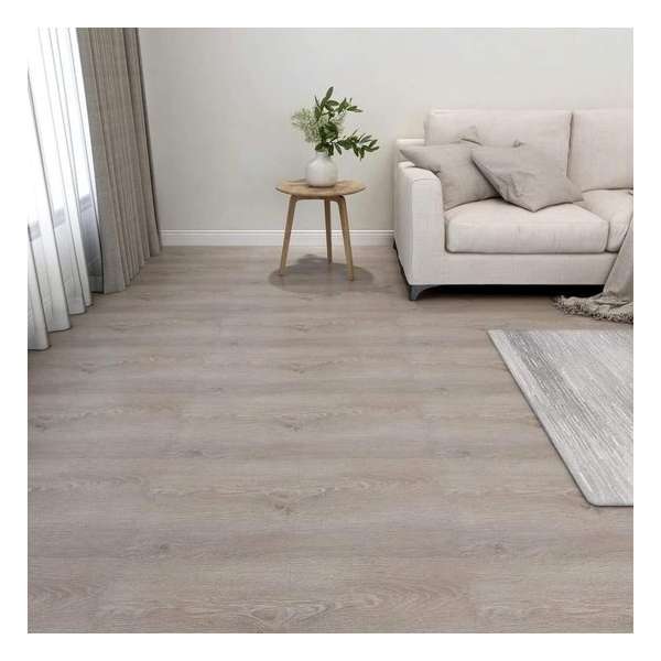 vidaXL Vloerplanken 20 st zelfklevend 1,86 m² PVC taupe  VDXL_330155
